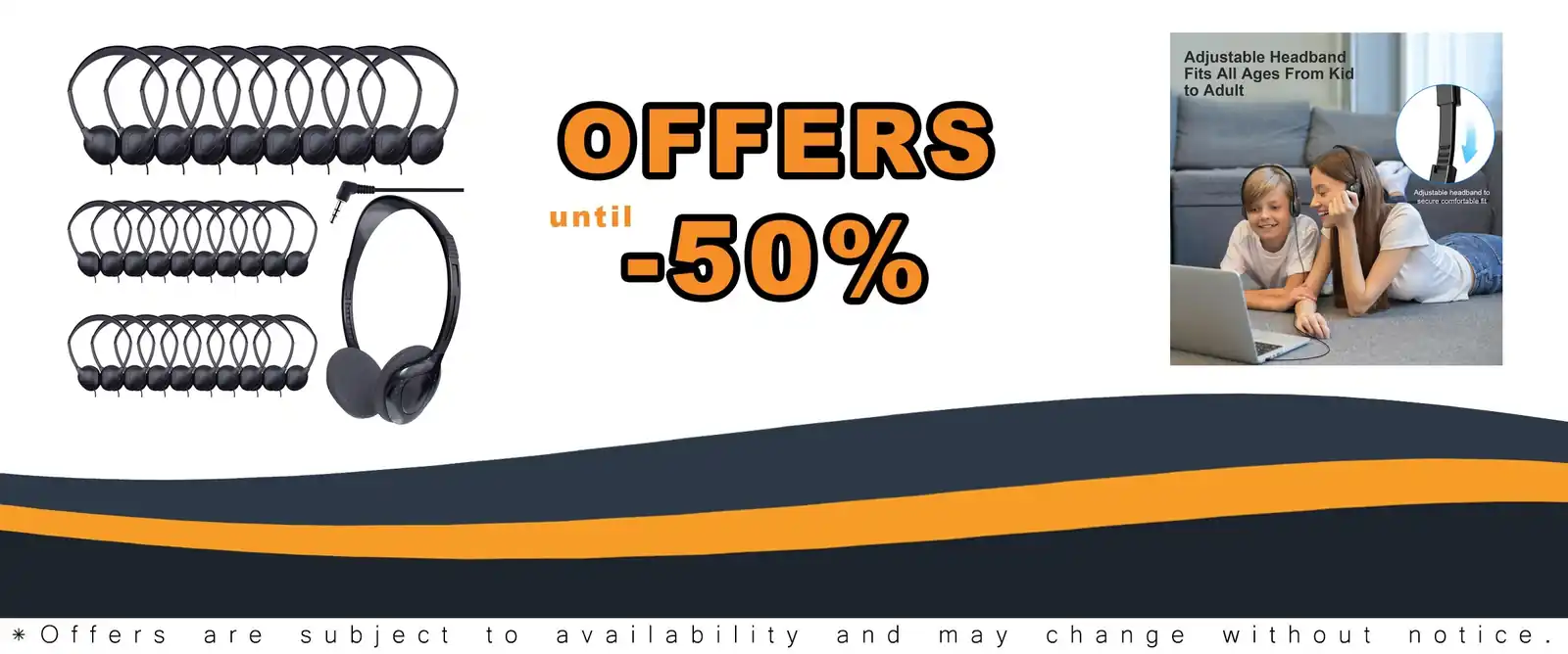 60 pack black headphones for kids and adults classroom bulk earphones