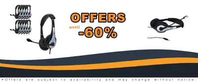 Avid AE-36 White On-Ear Stereo Headphones 10-Pack