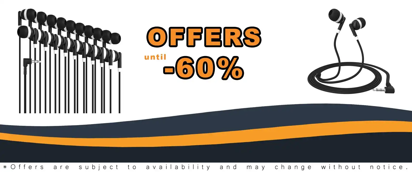500 pack Maeline earbuds for classrooms and travel