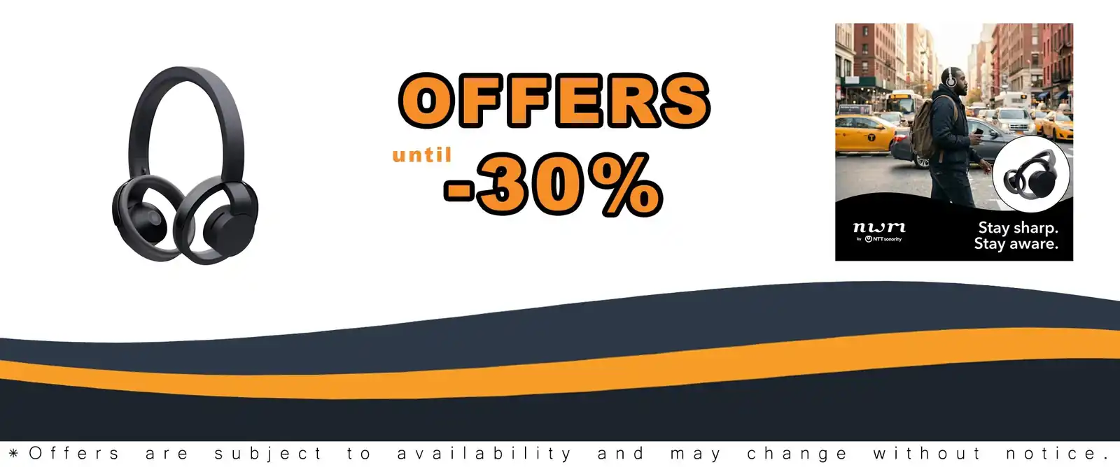 ONE Wireless Open-Ear Headphones Dark Gray