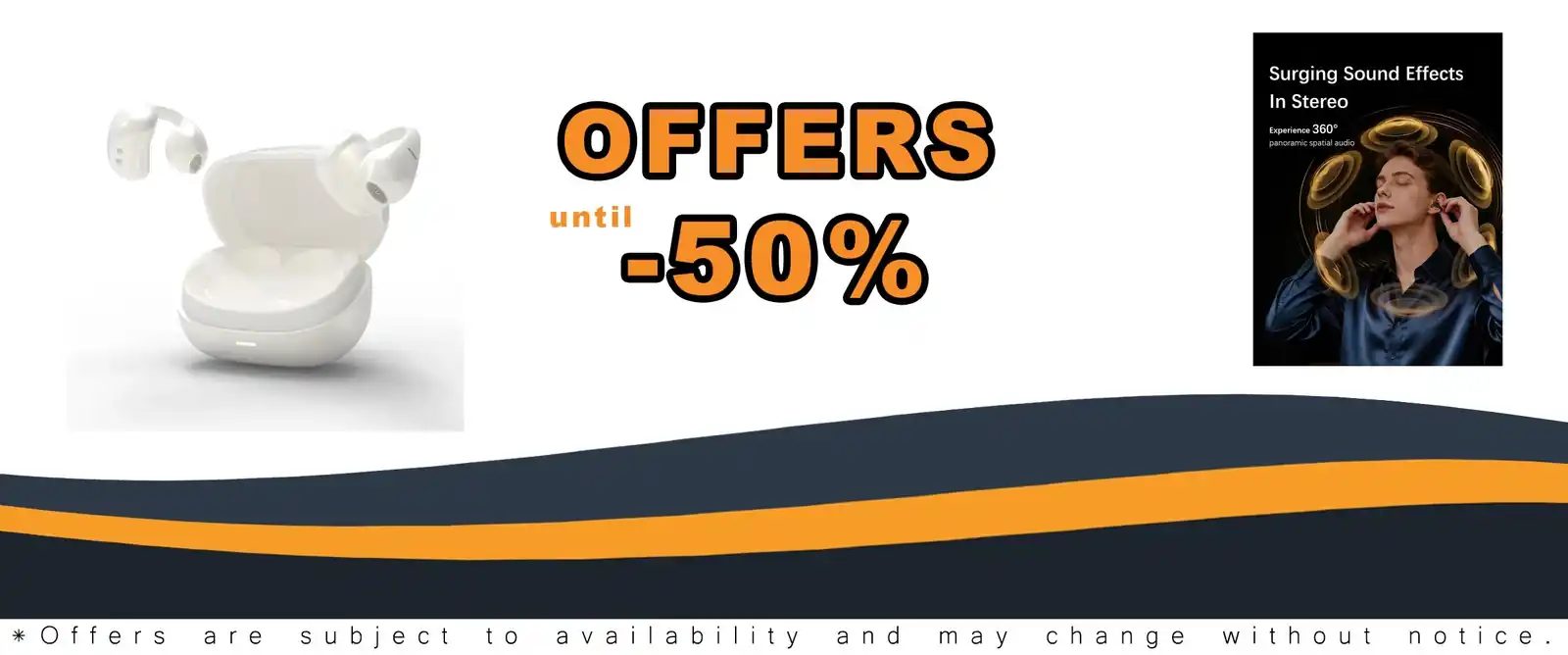 Bluetooth on-ear wireless headphones black
