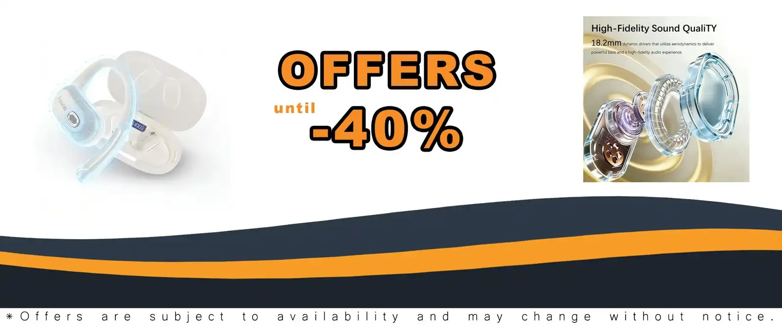 open ear headphones over ear earbuds with earhook Bluetooth 6.0 waterproof